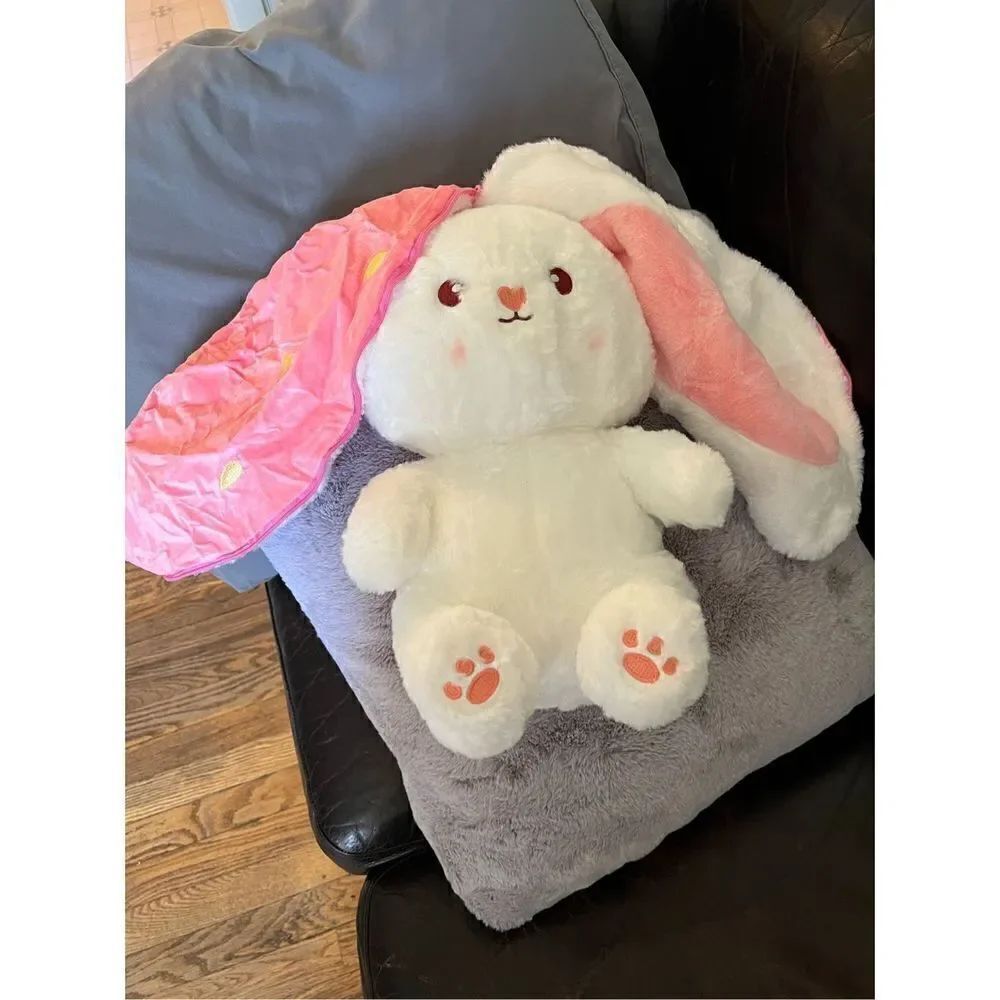 Kawaii Rabbit Strawberry 16” Plush
